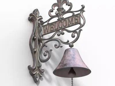 Doorbell Wall Mount 3D model