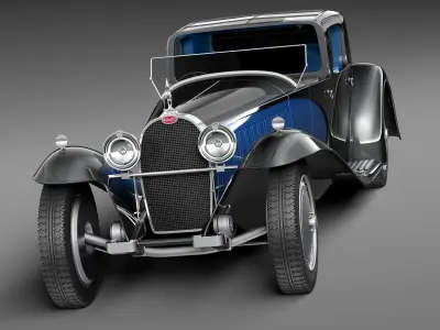 Bugatti Type 41 Royale Coupe Napoleon 3D model