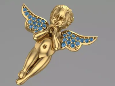 Baby angel Free 3D print model