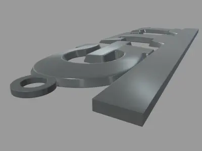 Volkswagen GTI Key Ring Chain 3D print model