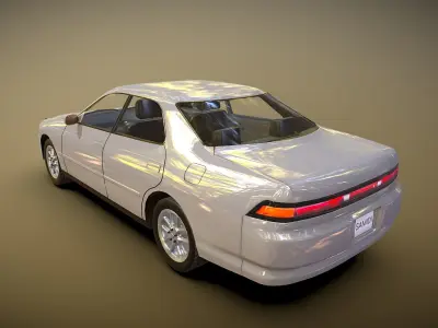 Toyota Mark 2 Low-poly 3D model