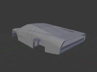 Dodge Turbo interceptor The Wraith movie 3D print model