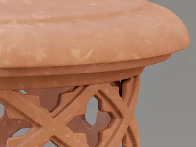 Perforated Garden Lantern 3D model