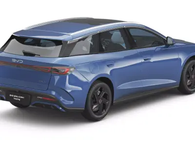 2025 BYD Seal 6 DM-i Touring with Interior 3D model