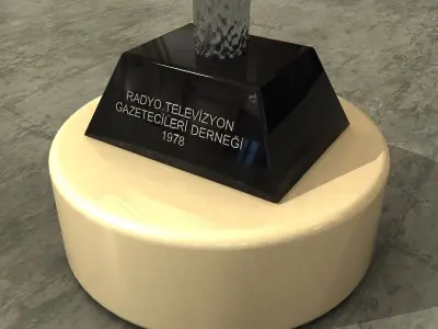 AWARD CROWN CUP  Free 3D model