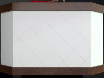 Modern Bold Sofa Table 3D model