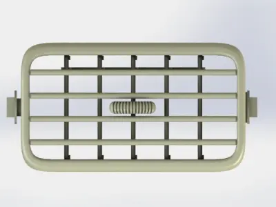 Mitsubishi Lancer AC Vent 3D print model
