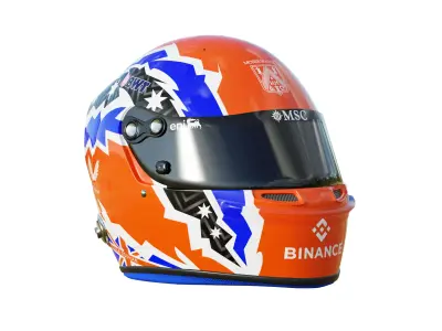 F1 Jack Doohan Helmet 2025 3D model