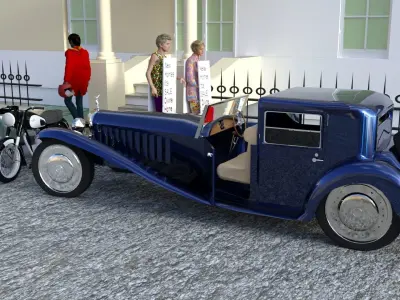 Bugatti Royale 3D model