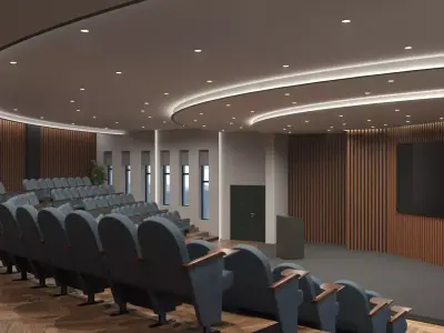 Performance hall 3D model