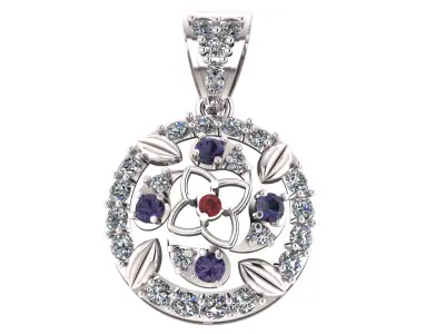 PREIOUS DESIGN PENDANT 3D PRINTABLE MODEL  3D print model