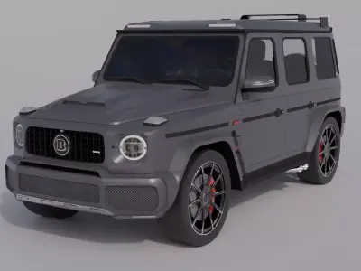 Mercedes-Benz Brabus G800 Low-poly 3D model