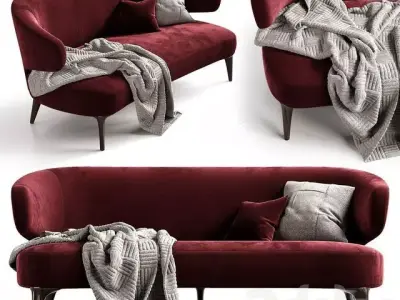 Luxury sofa 3D model