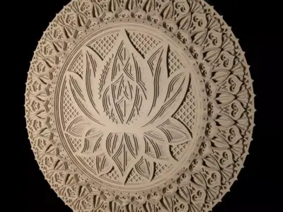 Lotus Flower Mandala  3D model