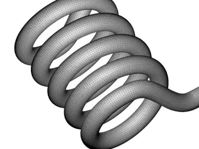 Classic Immersion Heating Coil 3D print model