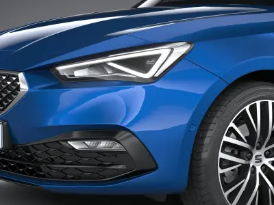 Seat Leon 5-door 2020 3D model