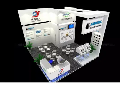 Showroom - Area -6X6-3DMAX2009-018 3D model