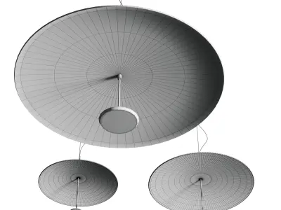 Dot Pendant Light Low-poly 3D model