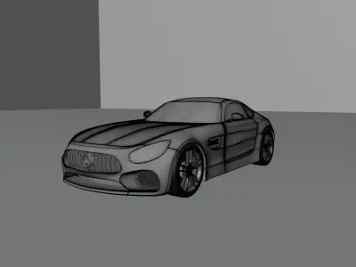 Mercedes amg gt 3D model