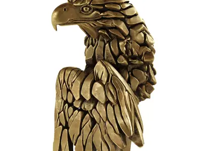 eagle statue 10 3D model