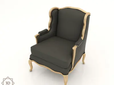 Interior Sofa Armchair 25 - For CNC and Interior 3D model