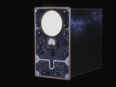 OSCILLOSCOPE GAME MODEL FBX Low-poly 3D model