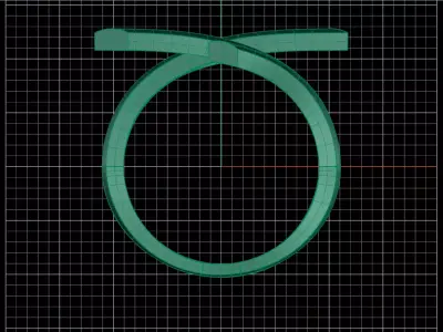 Minimal Abstract Ring 11 3D print model