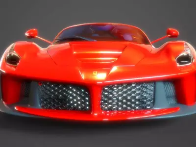 La Ferrari 458GT3 Car 3D model