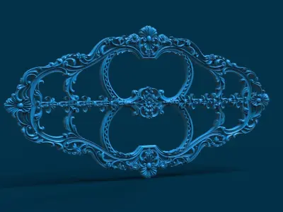 mirror frame 3D model