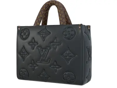  Louis Vuitton Onthego GM Puffer Low-poly 3D model