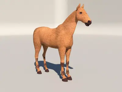 horse 3D model 31