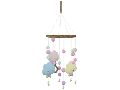 Rotating Ornament Low-poly 3D model