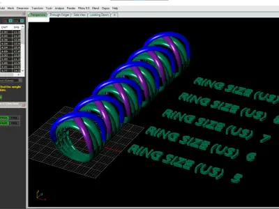 Rainbow Ring Free 3D print model