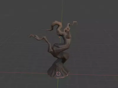 Old Tree 3D Game Asset 3D model