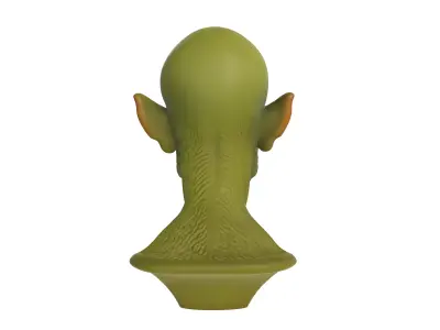 Zombie Bust Sculpture Horror Monster Decor Halloween Prop 3D print model