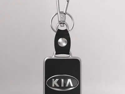 Kia car logo keychain 3d model  3D model
