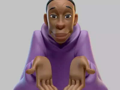 khaby lame for 3D printing 3D print model