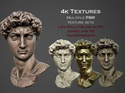 ancient statues and busts variety collection 1 