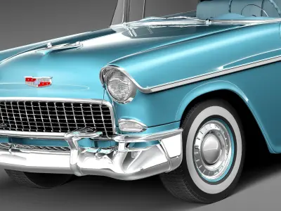 Chevrolet Bel Air Nomad 1955 3D model