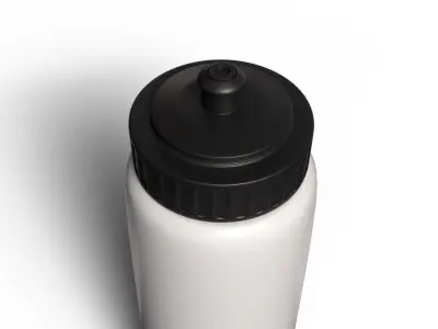 Sport Plastic Bottle 3D Model Low-poly 3D model