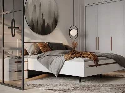 Bedroom 001 3D model