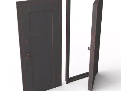 Seriah Door 3D model