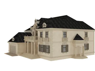 architecture luxury villa  3D model