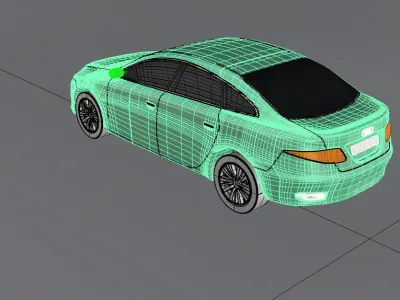 Audi-A6 car 3D model