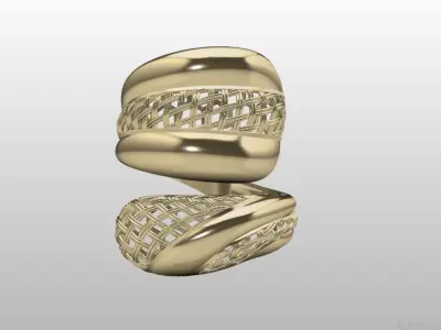 Fusion Ring  Light Weight 3D print model