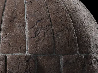 Stone Wall Materials 44- Stone walls Sbsar Pbr 4k Seamless Texture