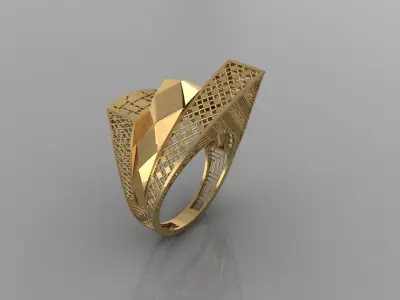 torturial ring 3D print model