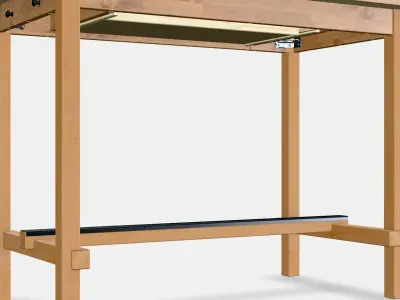 NORDVIKEN Bar table 1 Low-poly 3D model