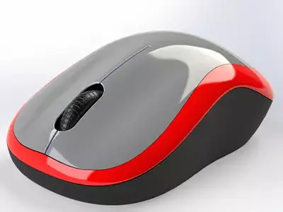 Wireless Mouse 3D model