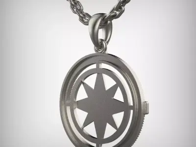 pedant Wind Rose 3D print model